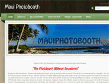 Tablet Screenshot of mauiphotobooth.com